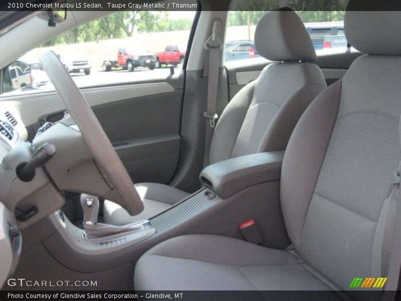 Taupe Gray Metallic / Titanium 2010 Chevrolet Malibu LS Sedan