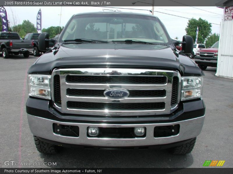 Black / Tan 2005 Ford F350 Super Duty Lariat Crew Cab 4x4