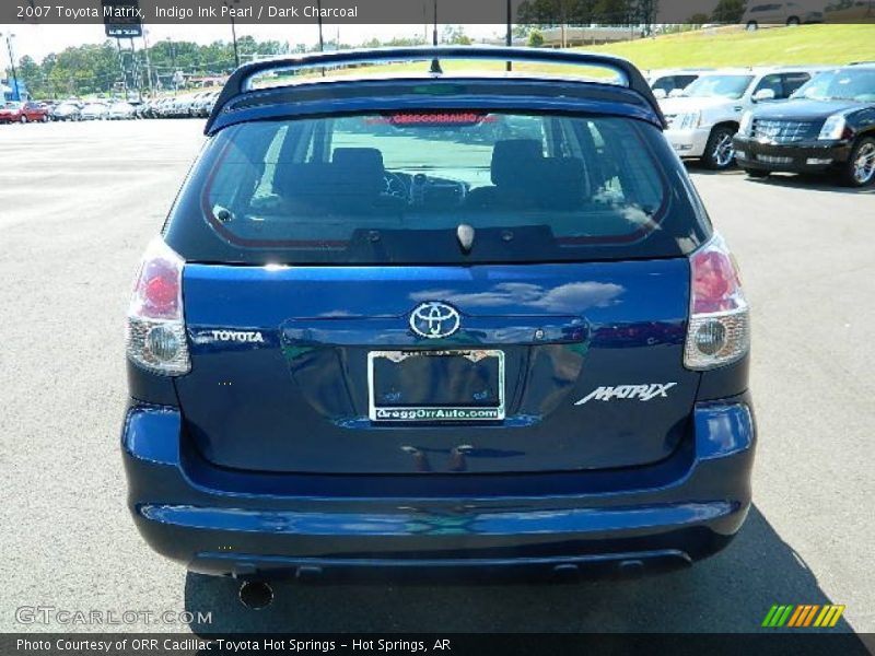 Indigo Ink Pearl / Dark Charcoal 2007 Toyota Matrix