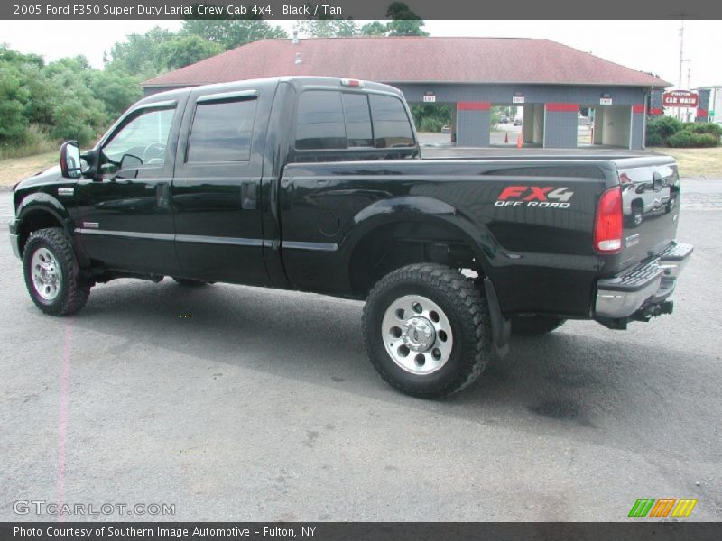 Black / Tan 2005 Ford F350 Super Duty Lariat Crew Cab 4x4