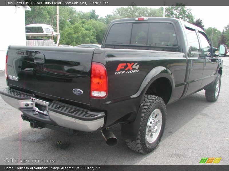 Black / Tan 2005 Ford F350 Super Duty Lariat Crew Cab 4x4