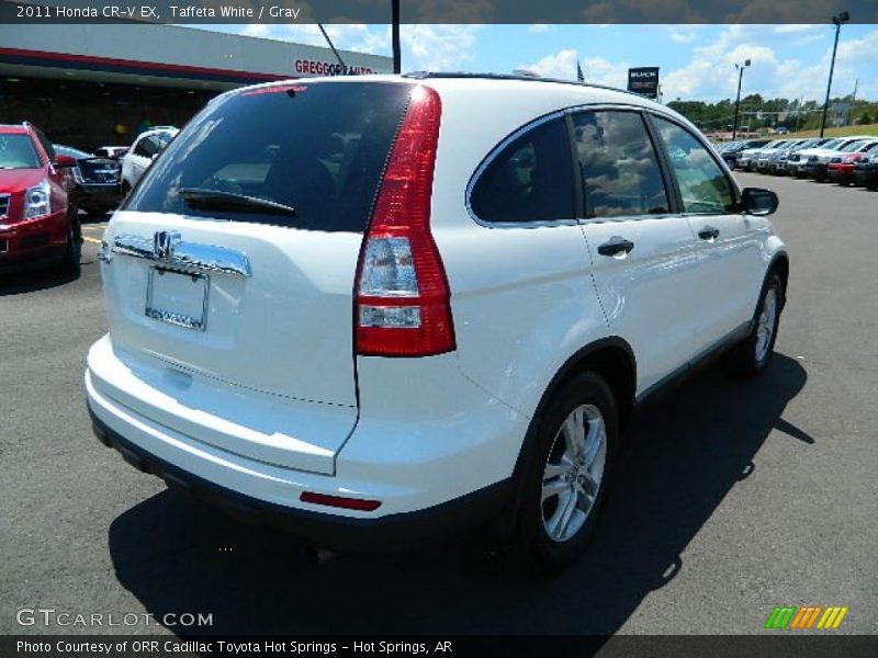 Taffeta White / Gray 2011 Honda CR-V EX