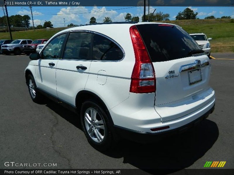 Taffeta White / Gray 2011 Honda CR-V EX