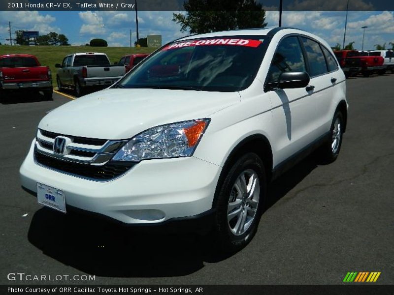 Taffeta White / Gray 2011 Honda CR-V EX