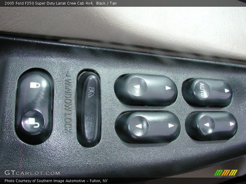Black / Tan 2005 Ford F350 Super Duty Lariat Crew Cab 4x4