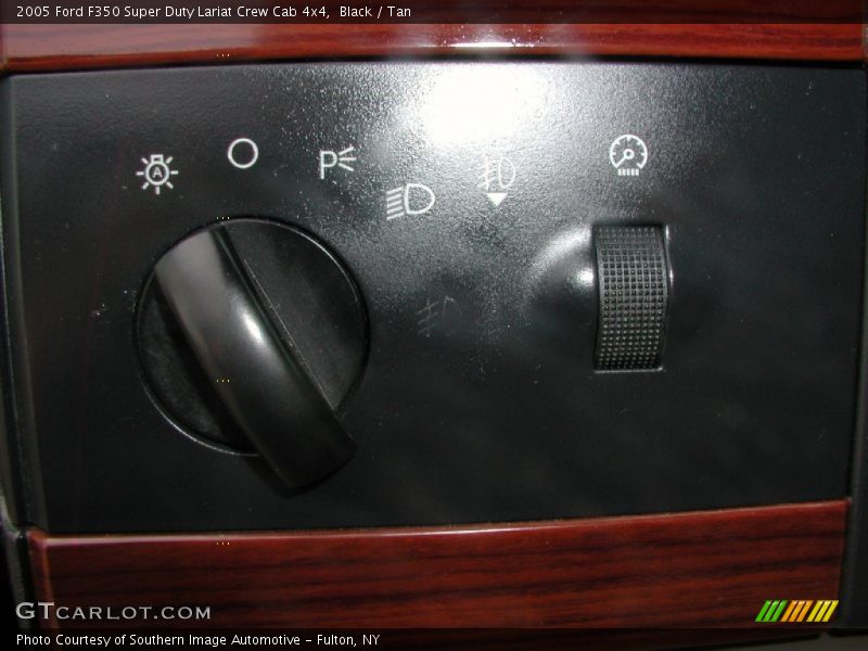 Black / Tan 2005 Ford F350 Super Duty Lariat Crew Cab 4x4