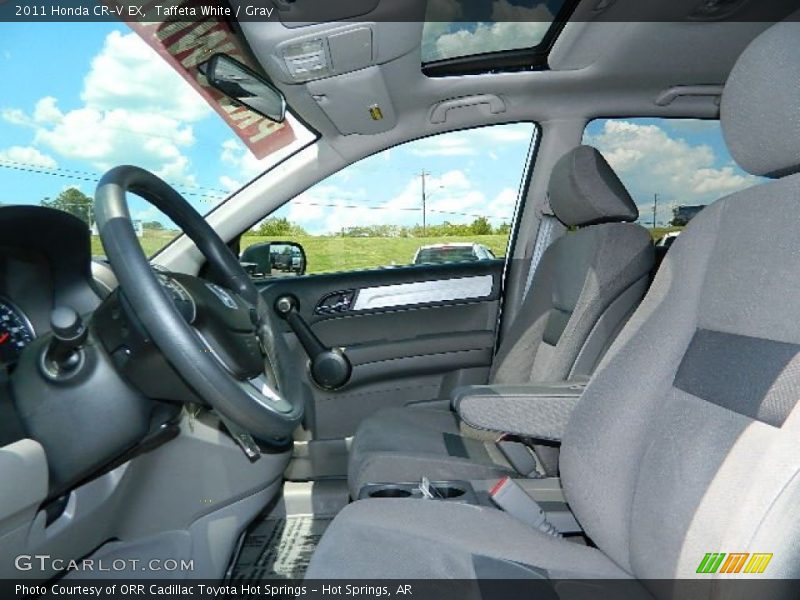 Taffeta White / Gray 2011 Honda CR-V EX