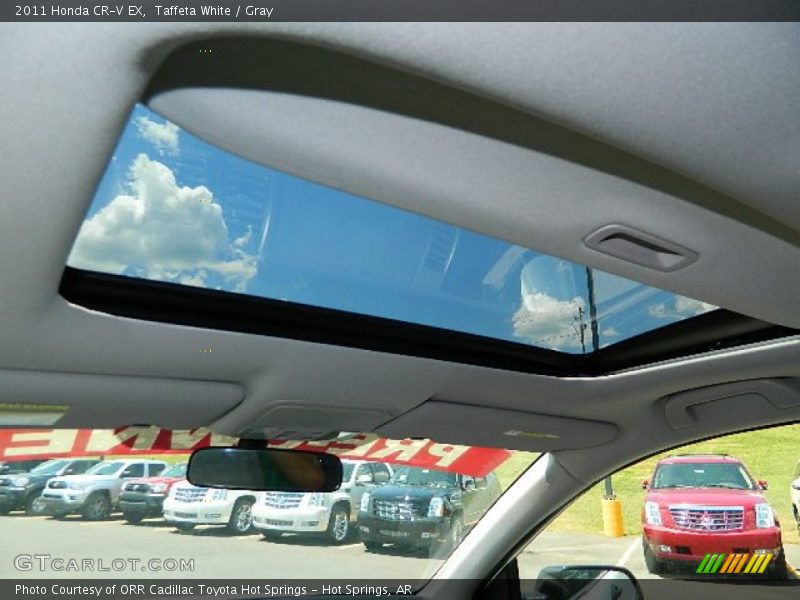 Taffeta White / Gray 2011 Honda CR-V EX