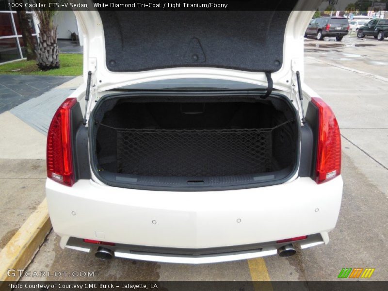 White Diamond Tri-Coat / Light Titanium/Ebony 2009 Cadillac CTS -V Sedan