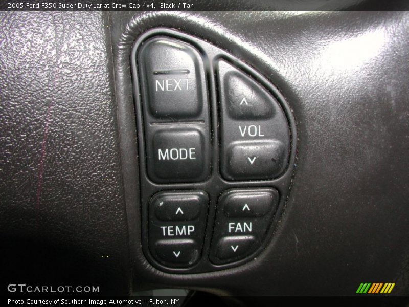 Black / Tan 2005 Ford F350 Super Duty Lariat Crew Cab 4x4