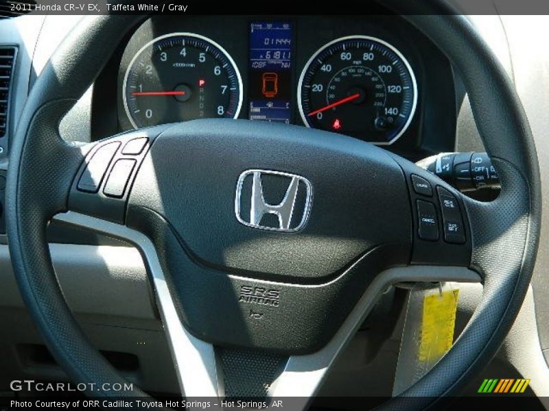 Taffeta White / Gray 2011 Honda CR-V EX