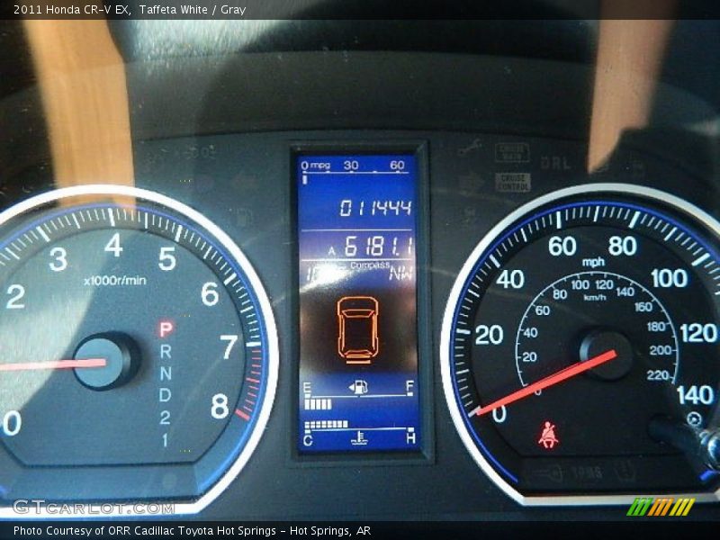 Taffeta White / Gray 2011 Honda CR-V EX