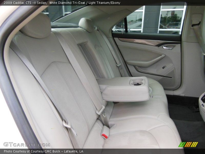 White Diamond Tri-Coat / Light Titanium/Ebony 2009 Cadillac CTS -V Sedan