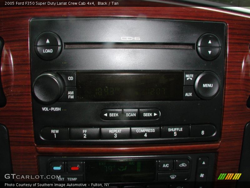 Black / Tan 2005 Ford F350 Super Duty Lariat Crew Cab 4x4