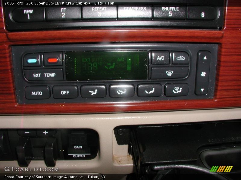 Black / Tan 2005 Ford F350 Super Duty Lariat Crew Cab 4x4