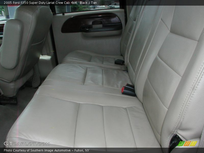 Black / Tan 2005 Ford F350 Super Duty Lariat Crew Cab 4x4