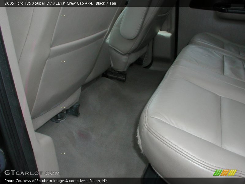 Black / Tan 2005 Ford F350 Super Duty Lariat Crew Cab 4x4