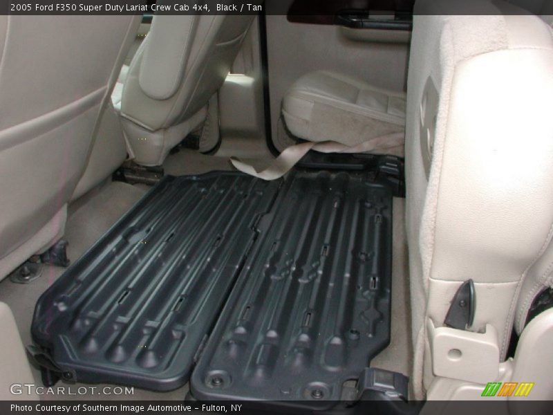 Black / Tan 2005 Ford F350 Super Duty Lariat Crew Cab 4x4