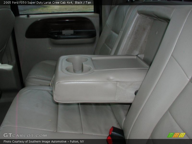 Black / Tan 2005 Ford F350 Super Duty Lariat Crew Cab 4x4