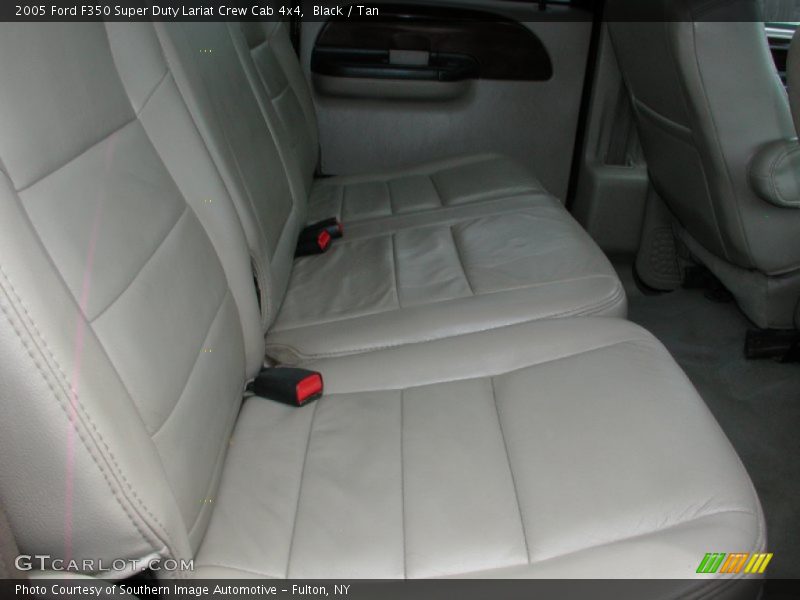 Black / Tan 2005 Ford F350 Super Duty Lariat Crew Cab 4x4