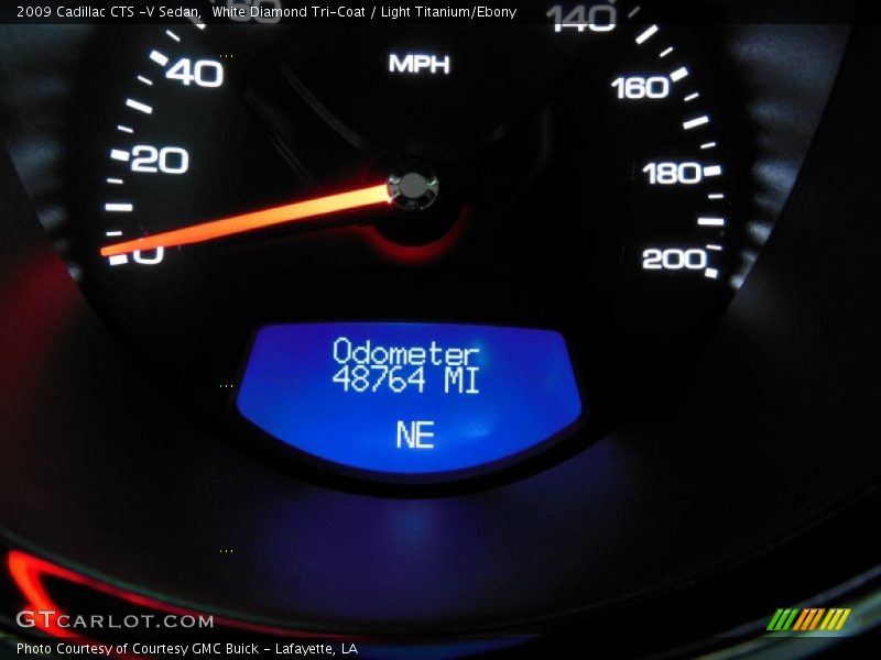 White Diamond Tri-Coat / Light Titanium/Ebony 2009 Cadillac CTS -V Sedan