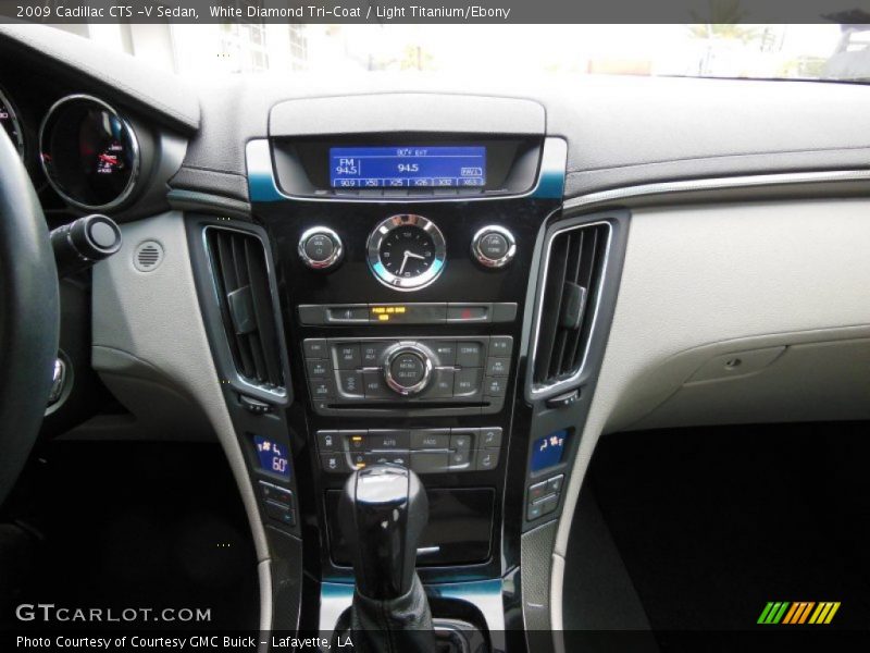 White Diamond Tri-Coat / Light Titanium/Ebony 2009 Cadillac CTS -V Sedan