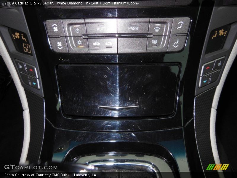 White Diamond Tri-Coat / Light Titanium/Ebony 2009 Cadillac CTS -V Sedan
