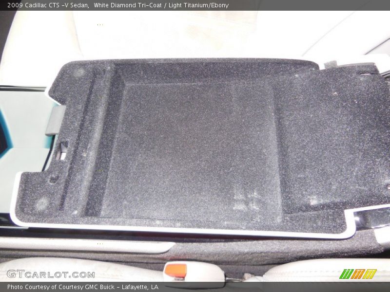 White Diamond Tri-Coat / Light Titanium/Ebony 2009 Cadillac CTS -V Sedan
