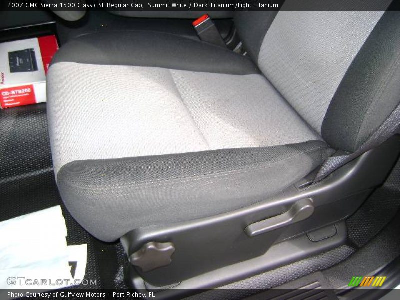 Summit White / Dark Titanium/Light Titanium 2007 GMC Sierra 1500 Classic SL Regular Cab