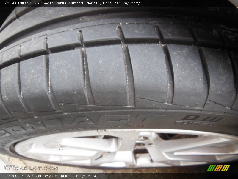 White Diamond Tri-Coat / Light Titanium/Ebony 2009 Cadillac CTS -V Sedan