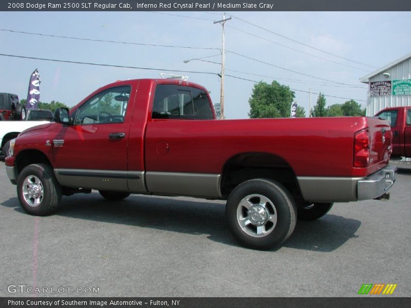Inferno Red Crystal Pearl / Medium Slate Gray 2008 Dodge Ram 2500 SLT Regular Cab