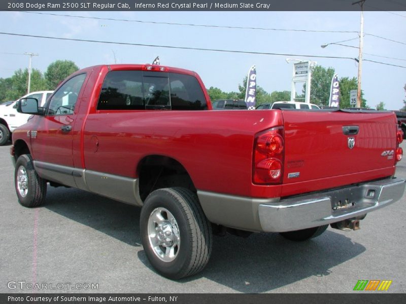 Inferno Red Crystal Pearl / Medium Slate Gray 2008 Dodge Ram 2500 SLT Regular Cab