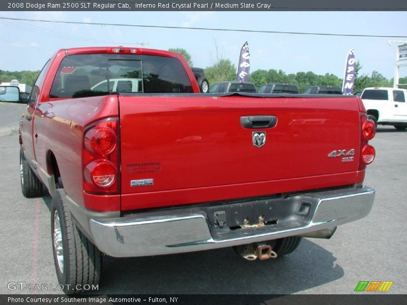 Inferno Red Crystal Pearl / Medium Slate Gray 2008 Dodge Ram 2500 SLT Regular Cab