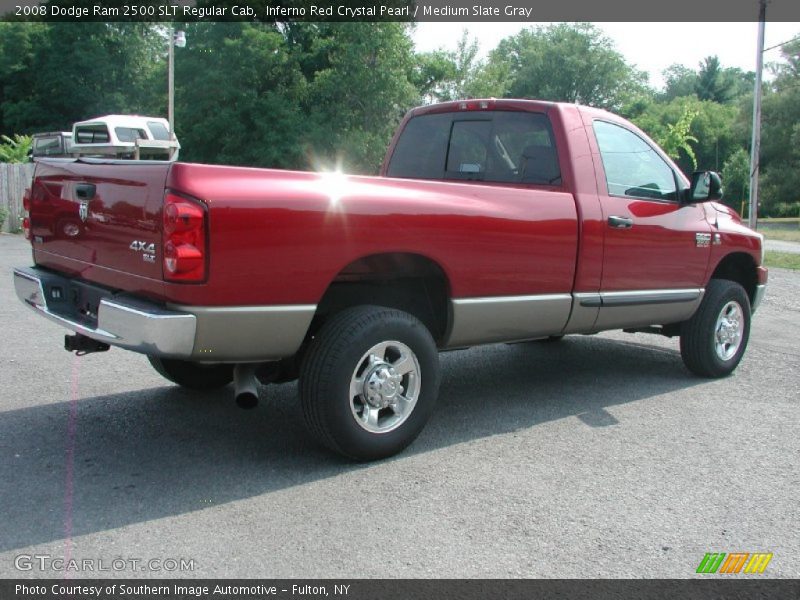 Inferno Red Crystal Pearl / Medium Slate Gray 2008 Dodge Ram 2500 SLT Regular Cab