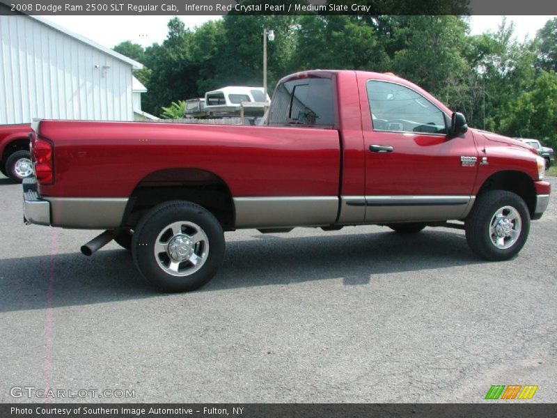 Inferno Red Crystal Pearl / Medium Slate Gray 2008 Dodge Ram 2500 SLT Regular Cab
