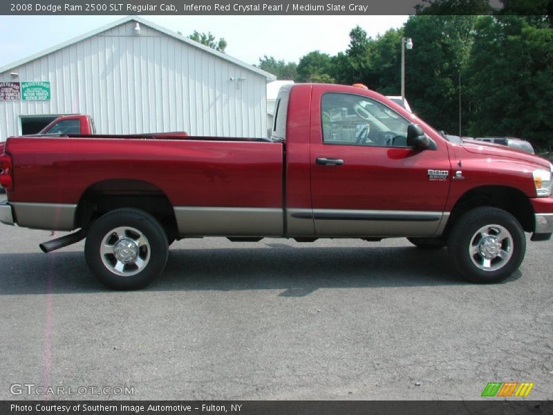 Inferno Red Crystal Pearl / Medium Slate Gray 2008 Dodge Ram 2500 SLT Regular Cab