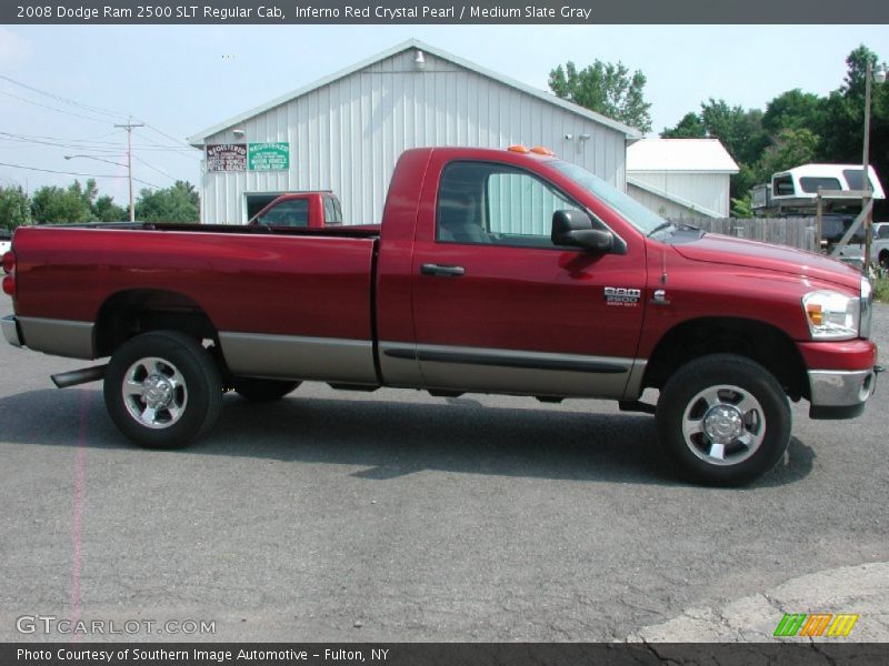 Inferno Red Crystal Pearl / Medium Slate Gray 2008 Dodge Ram 2500 SLT Regular Cab