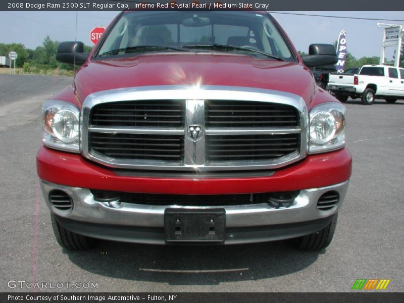 Inferno Red Crystal Pearl / Medium Slate Gray 2008 Dodge Ram 2500 SLT Regular Cab
