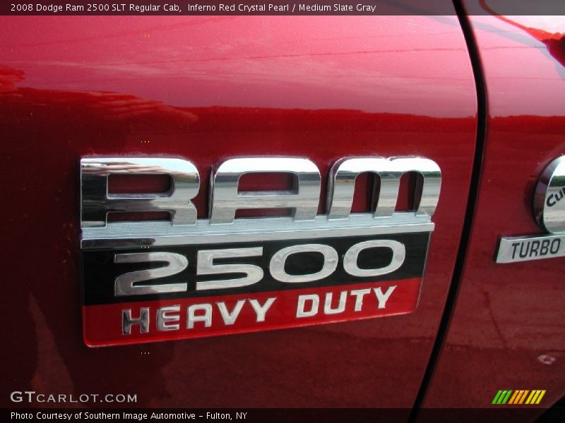 Inferno Red Crystal Pearl / Medium Slate Gray 2008 Dodge Ram 2500 SLT Regular Cab