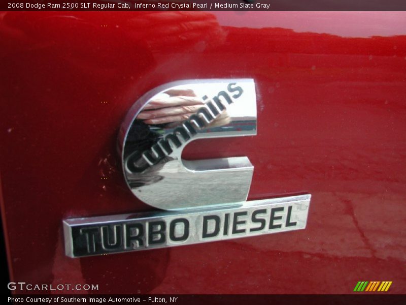 Inferno Red Crystal Pearl / Medium Slate Gray 2008 Dodge Ram 2500 SLT Regular Cab