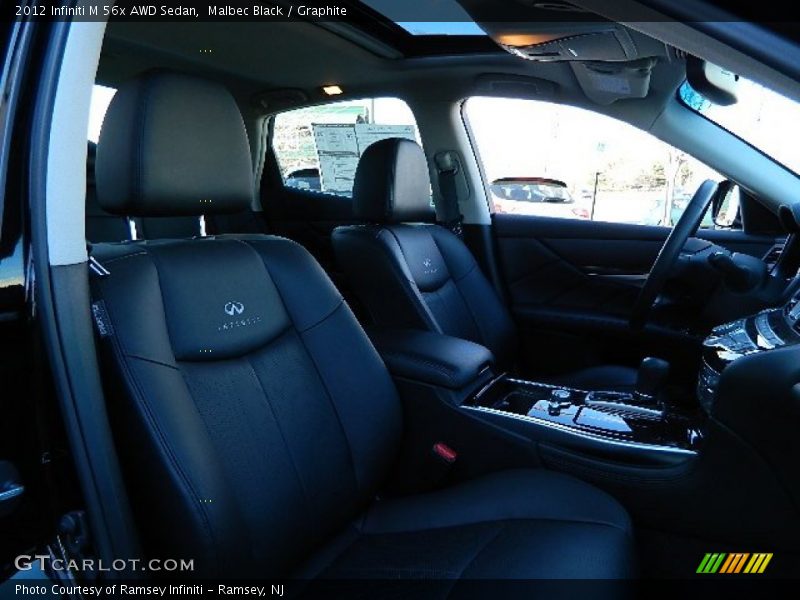 Malbec Black / Graphite 2012 Infiniti M 56x AWD Sedan