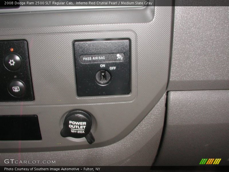 Inferno Red Crystal Pearl / Medium Slate Gray 2008 Dodge Ram 2500 SLT Regular Cab