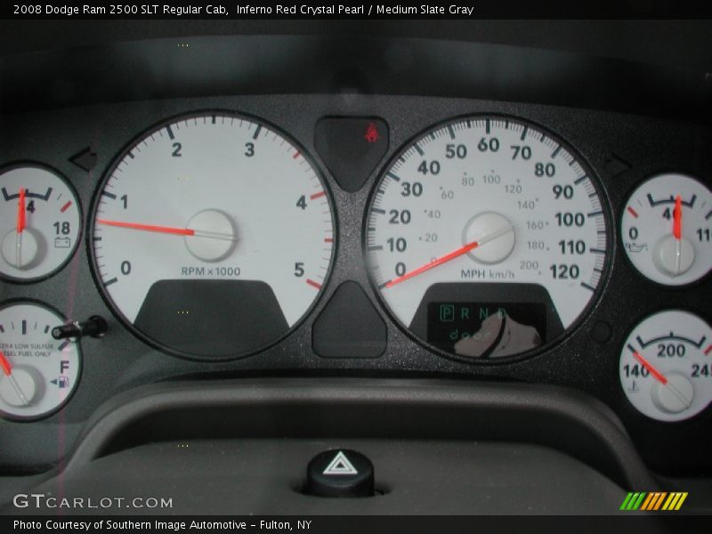 Inferno Red Crystal Pearl / Medium Slate Gray 2008 Dodge Ram 2500 SLT Regular Cab