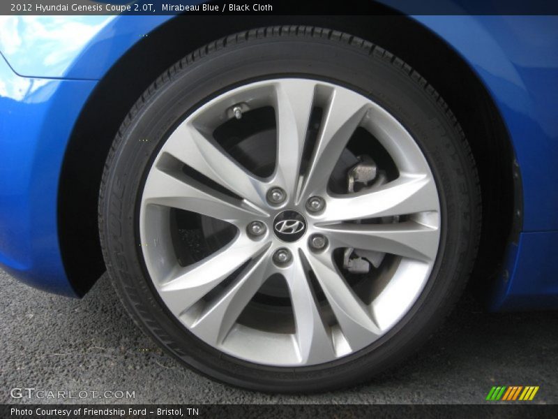 Mirabeau Blue / Black Cloth 2012 Hyundai Genesis Coupe 2.0T