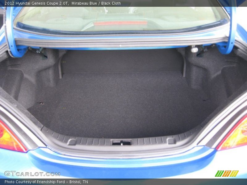 Mirabeau Blue / Black Cloth 2012 Hyundai Genesis Coupe 2.0T