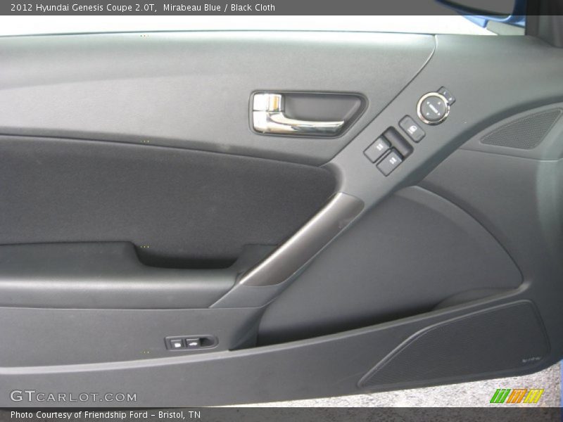 Mirabeau Blue / Black Cloth 2012 Hyundai Genesis Coupe 2.0T