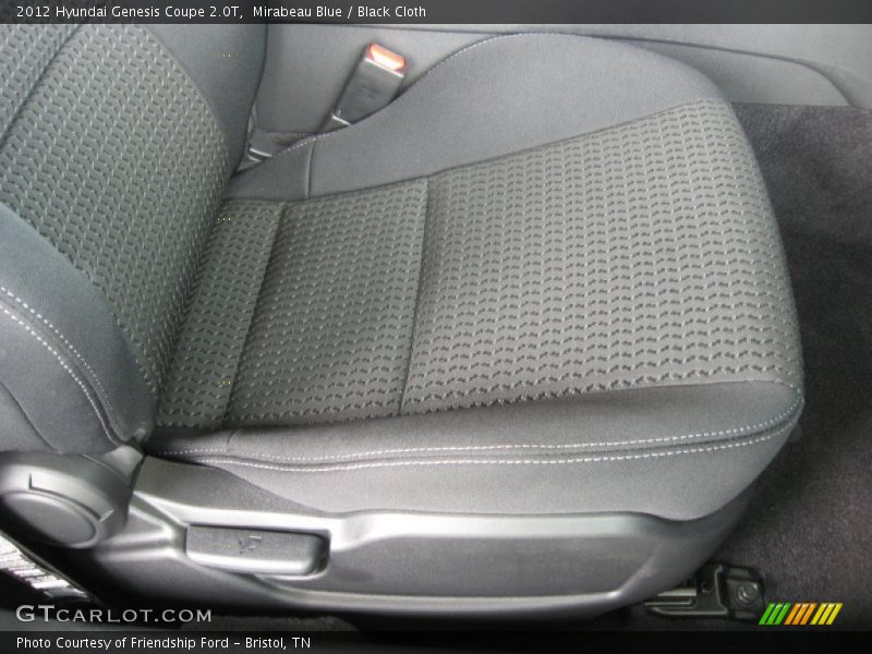 Mirabeau Blue / Black Cloth 2012 Hyundai Genesis Coupe 2.0T