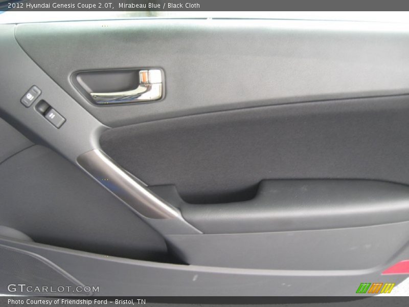Mirabeau Blue / Black Cloth 2012 Hyundai Genesis Coupe 2.0T
