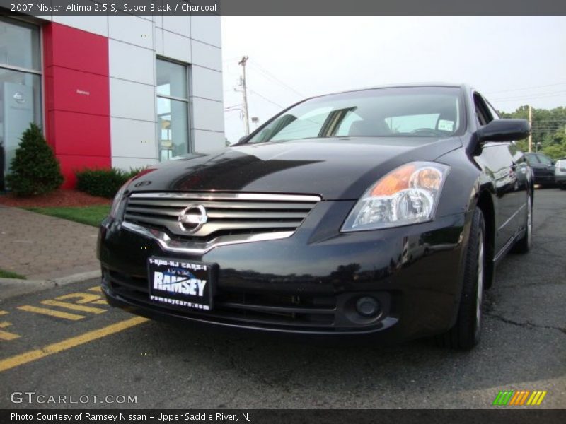Super Black / Charcoal 2007 Nissan Altima 2.5 S