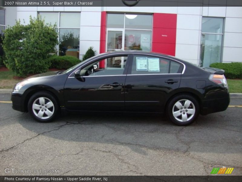Super Black / Charcoal 2007 Nissan Altima 2.5 S